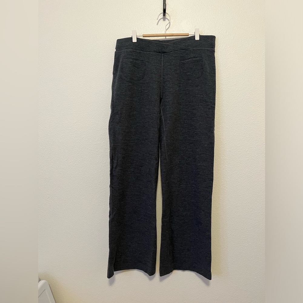 Ibex Wool Blend Pull On Pants Charcoal Gray XL